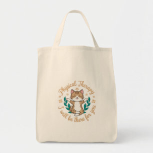 Physical Therapy: I Will Be There for You Cute Cat Tote Bag