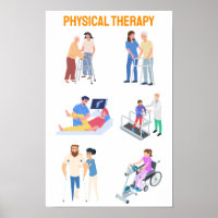 Physical Therapy Illustrations - Rehabilitation