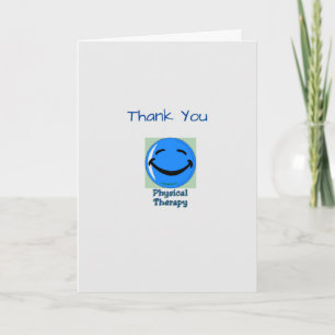 Physical Therapy Medical Thank You card