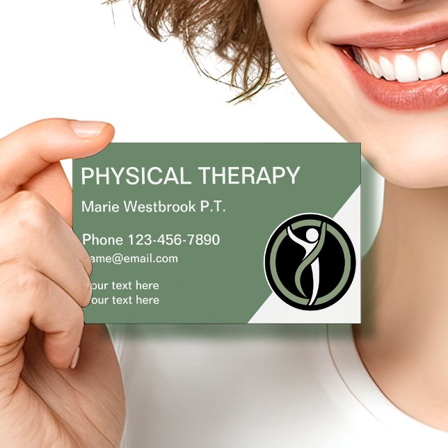 Physical Therapy Modern Business Cards New (Creator Uploaded)