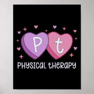 Physical Therapy Nurse Valentine's Candy Nursing S Poster
