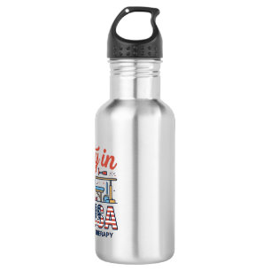 Physical Therapy Party in the USA Vintage T-Shirt_ 532 Ml Water Bottle