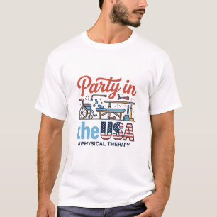 Physical Therapy Party in the USA Vintage T-Shirt_ T-Shirt