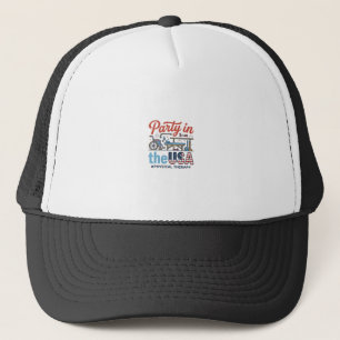 Physical Therapy Party in the USA Vintage T-Shirt_ Trucker Hat