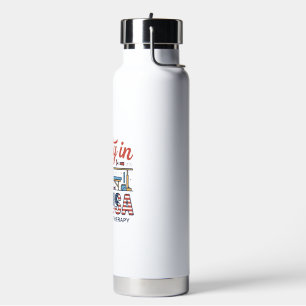 Physical Therapy Party in the USA Vintage T-Shirt_ Water Bottle