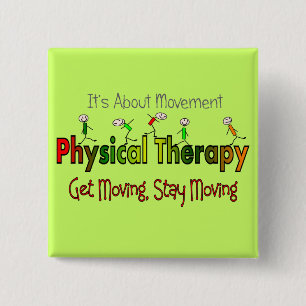 Physical Therapy Products and Gifts 15 Cm Square Badge