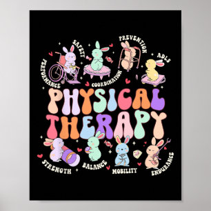 Physical Therapy Pt Physical Therapist Easter Day  Poster