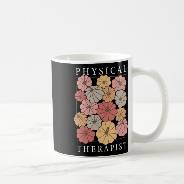 Physical Therapy Pumpkin Fall Pt Therapist Thanksg Coffee Mug (Right)