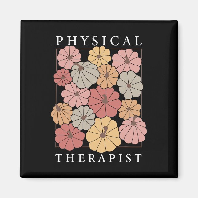 Physical Therapy Pumpkin Fall Pt Therapist Thanksg Magnet (Front)