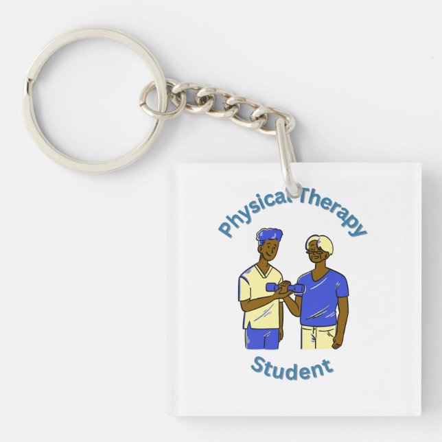 Physical Therapy Student Key Ring (Front)
