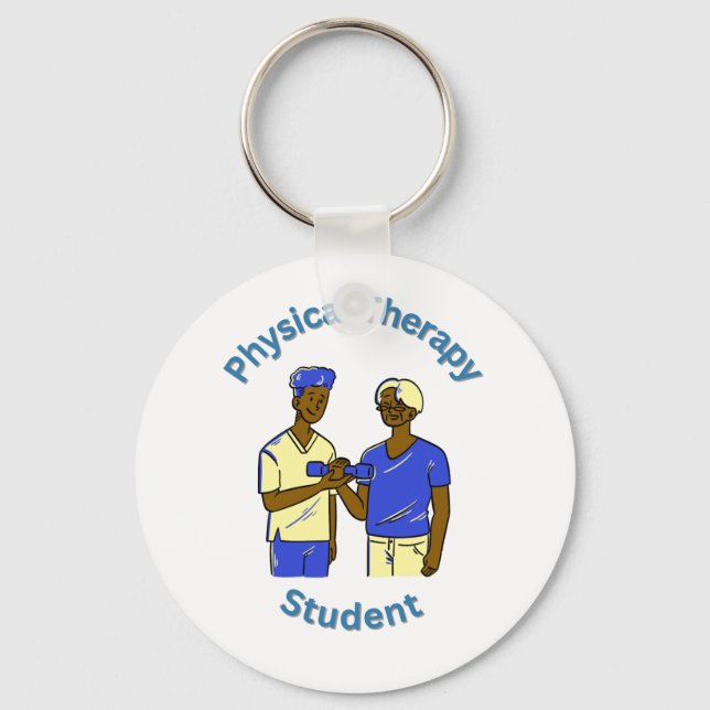 Physical Therapy Student Key Ring (Front)