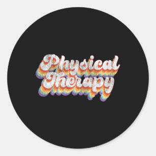 Physical Therapy Therapist Assistant Classic Round Sticker