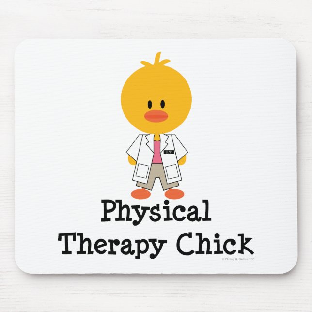 PhysicalTherapyChick Mouse Pad (Front)