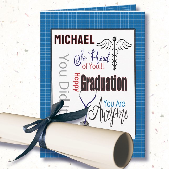 Physican Assistant Doctor Pharmacist Graduation Card (Creator Uploaded)