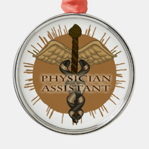 Physician Assistant Caduceus premium ornament