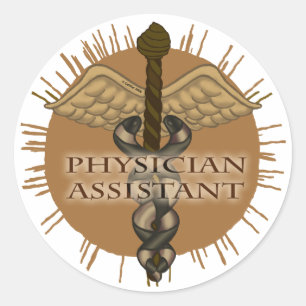Physician Assistant Caduceus  Sticker