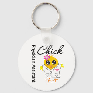 Physician Assistant Chick v2 Key Ring