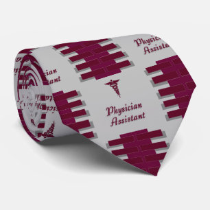 Physician Assistant Grey Neck Tie