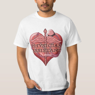 Physician Assistant Heart Caduceus T-Shirt