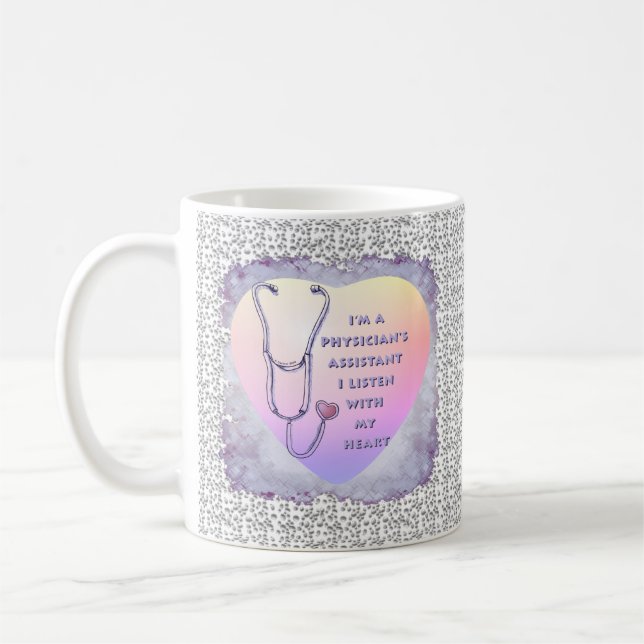 Physician Assistant Heart Coffee Mug (Left)