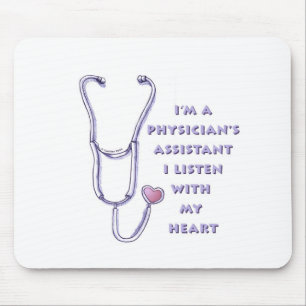 Physician Assistant Heart  Mouse Pad