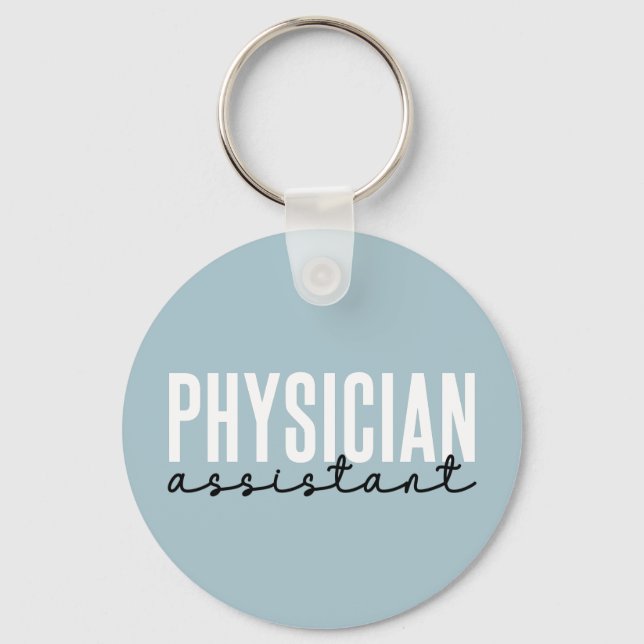 Physician Assistant PA Graduation Key Ring (Front)
