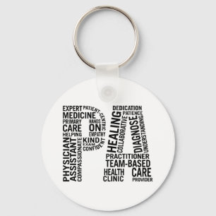 Physician Assistant PA Key Ring