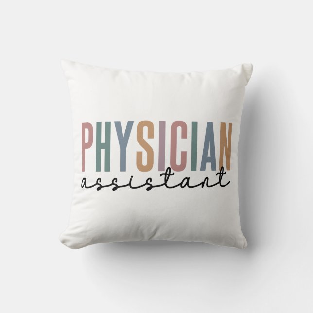 Physician Assistant Physician Associate PA School Cushion (Front)