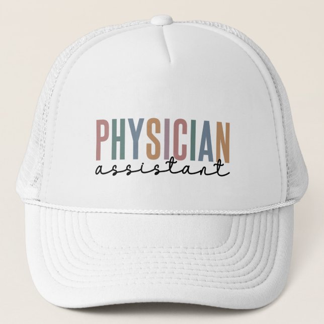 Physician Assistant Physician Associate PA School Trucker Hat (Front)