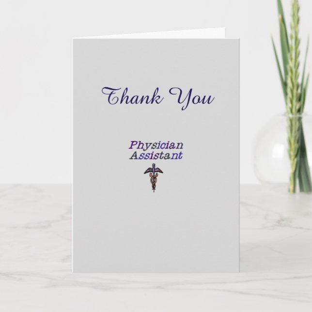 Physician Assistant Thank You (Front)