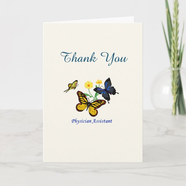 Physician Assistant Thank You Card (Front)