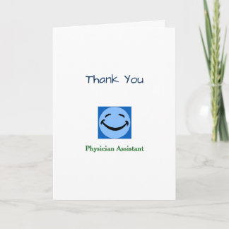 Physician Assistant Thank You Card