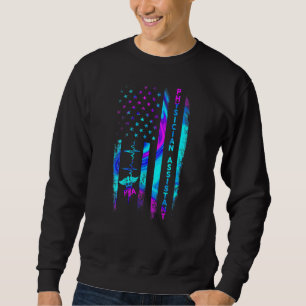 Physician Assistant Usa Flag Fourth Of July 4th Da Sweatshirt