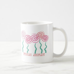 Physician Assistant Whimsical Flowers Design Coffee Mug