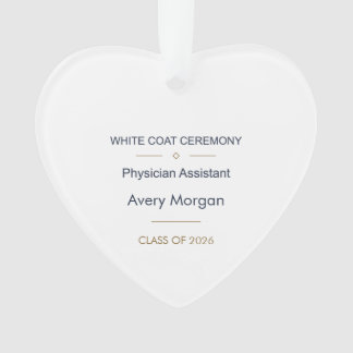 Physician Assistant White Coat Ceremony Ornament