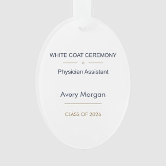 Physician Assistant White Coat Ceremony Ornament