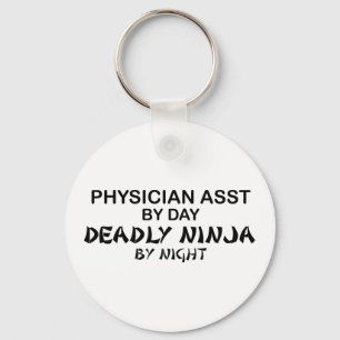 Physician Asst Deadly Ninja Key Ring