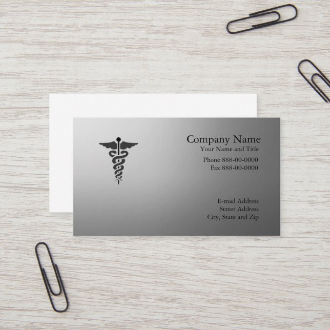 Physician Business Card (Front/Back In Situ)