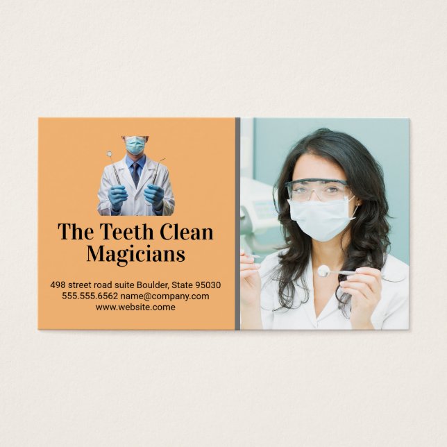 Physician | Dentist Working | Tooth Care (Front)