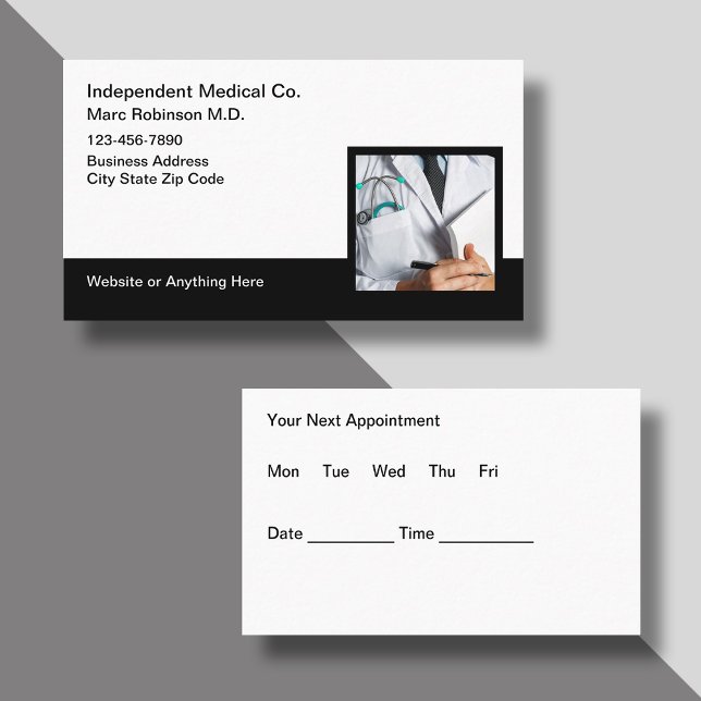 Physician Doctor Office Appointment Cards (Creator Uploaded)