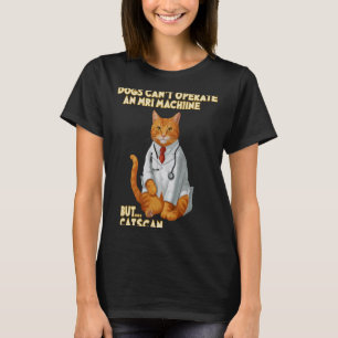 Physician Medicine Medical Cat Doctor Funny Cat T-Shirt