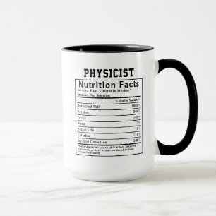 Physician Nutrition Facts Gifts For Staff Funny Mug
