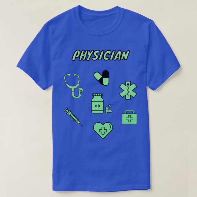 Physician Sticker Pack 6 T-Shirt (Design Front)