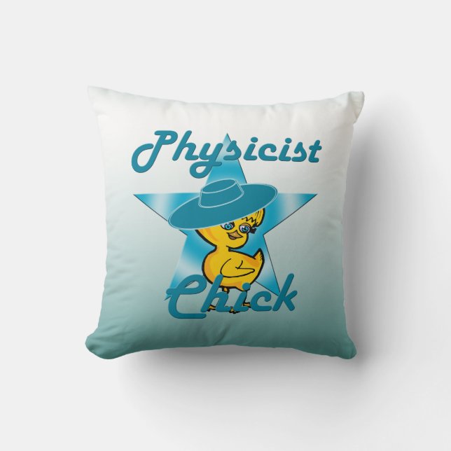 Physicist Chick #7 Cushion (Front)