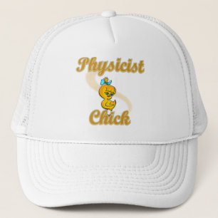 Physicist Chick Trucker Hat