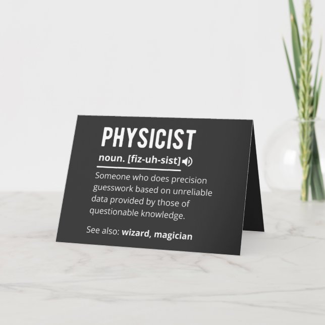 physicist holiday card (Front)