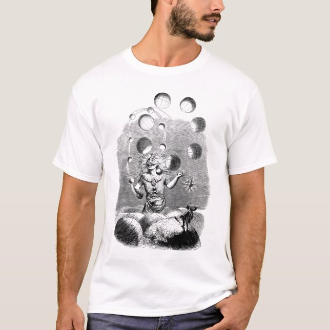Physicist Juggling with the Planets T-Shirt (Front)
