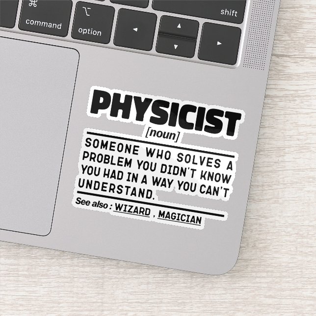 Physicist Noun Definition Cool Science Teacher  (Detail)