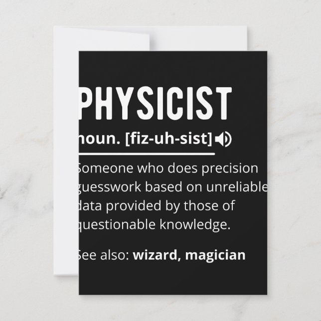 physicist save the date (Front)