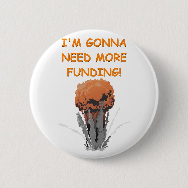 physics 6 cm round badge (Front)
